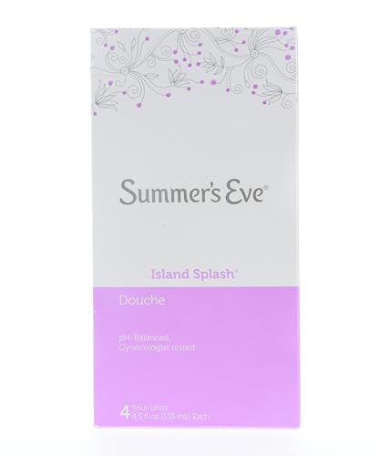 Summer's Eve Feminine Douche, Island Splash, 4 Ct. 4.5 oz. (Pack of 6)