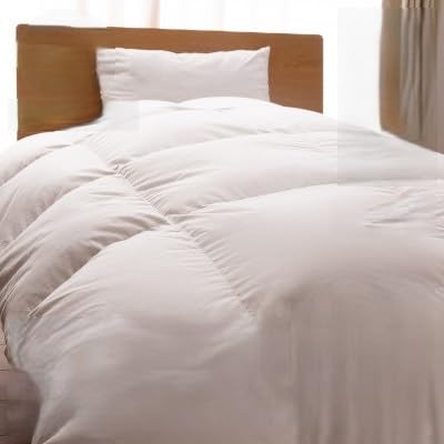 (抗菌・抗ウイルス加工)合い掛け羽毛布団(ダブル)綿100% 日本製 防ダニ(甲州羽毛ふとん)