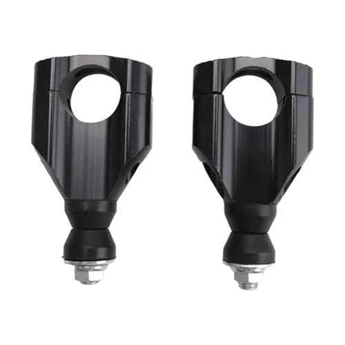 Pontet Guidon A85E-CNC 28mm pince de montage noir rehausseurs guidon universel moto
