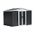 Outdoor Storage Garden Bike Shed 8x6 Feet Apex Roof Dark Grey with Aluminum Alloy Frame and Sliding Door
