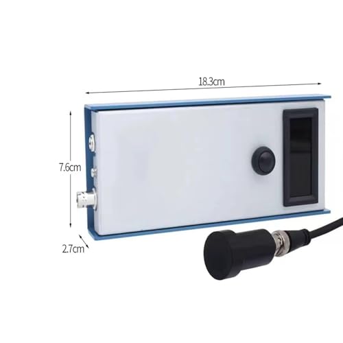 Medidor de grosor de grasa para ganado, medidor de grasa de cerdo con tres luces indicadoras, mide grosor de grasa de 4 a 35 mm, ideal para uso doméstico y agrícola