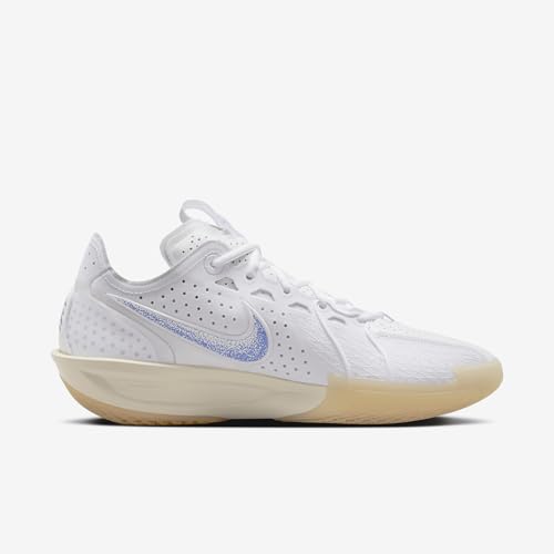 Nike G.T. Cut 3 Blueprint Basketball Shoes (HJ8206-100, White/Coconut Milk/Gum Yellow/Racer Blue) Size 93