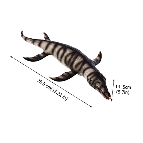 Modèle dinosaure de simulation Toddmomy en plastique solide rayé - 2