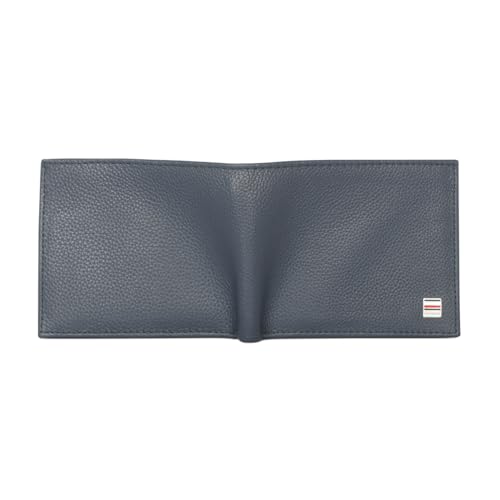 Image of Tommy Hilfiger Nixon Leather Multicard Coin Wallet for Men - Navy, 6 Card Slots