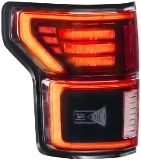 Morimoto XB LED Taillights Fits Ford F-150 15-20, Plug and Play Red Lens Taillight Assemblies (LF722)