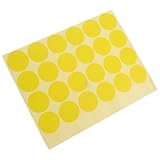 NOLITOY 2 Packungen Runde Selbstklebende Klebepunkte 32mm Gelb Farbige...