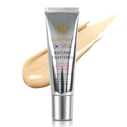 Lynz Pure Instant Face Tightener No-Filter Primer, Temporary Face Tightener Primer Before Makeup, Instant Facial Lift Cream Blurring Primers Facial Firming Cream 30 ml