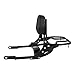 CHIFUN Backrest Sissy Bar Rear Luggage Rack Replacement for Triumph Bonneville T100 T120 2016-2024 Motorcycle Rear Passenger Backrest with Handle Grab Rail Bar