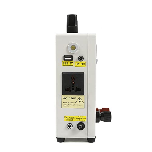 150W Hand Crank Generator High Power Portable Power Supply Emergency Power Survival Laptop Phone Charger Hand Crank Generator Usb Charger Manual Power Supply Travel Outdoor (With Car Starter) #TOP5