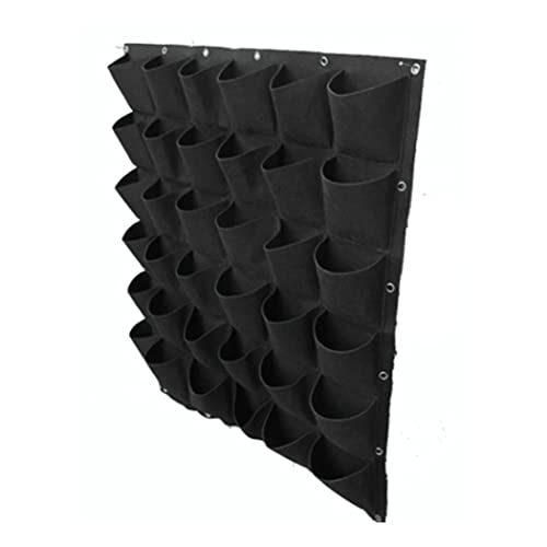 Bolsas de cultivo para pared con 36 bolsillos de tela para plantas 8