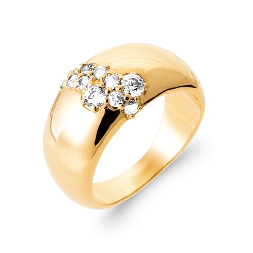 Bague jonc large plaqué or pour illuminer vos tenues chic et casual