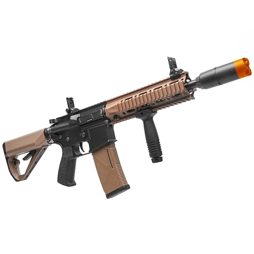 Arcturus Tactical Lwt Mk-Ii Cqb 10 Inch Polymer- Electric Full/Semi-Auto Airsoft Aeg Sport Starter Pack Black-Tan With Battery And Charger thumb #6