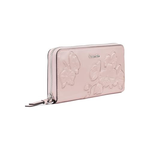 Image of Calvin Klein Women's Key Item Saffiano Continental Zip Around Wallet With Wristlet Strap