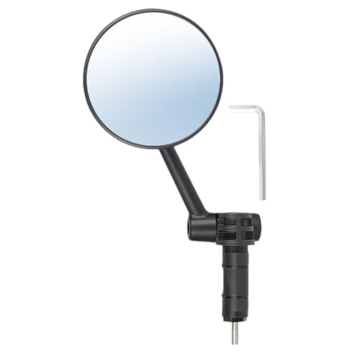 1Pc Adjustable Bicycles Rearview Glasses Rotating Handlebars End Glasses Bicycles Handlebars Plugs Rearview Glasses Enduring