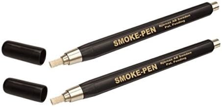 S220 Regin Smoke Pen with 6 Wicks, 2-Pack. Dense, White Smoke Trail for Finding drafts and air leaks.