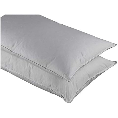 Original Sleep Company Anti Allergenic Goose Feather and Down Pillow Pair Cover