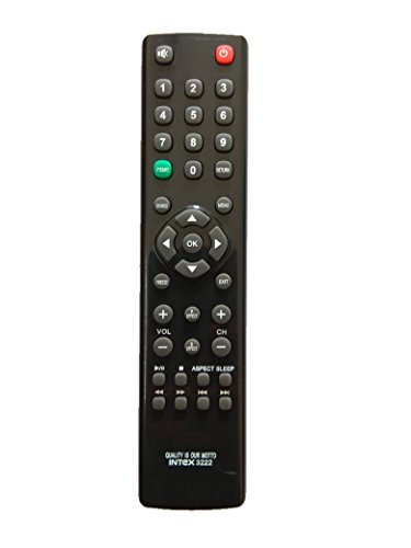 Image of LipiWorld 3222 (Compatible Intex Led Tv Remote Control Old Remote Exactly Same Remote Will Only Work) Compatible for Intex Tv Remote