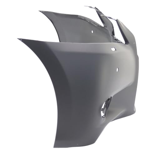 Image of FitParts Compatible with Lexus GS450h, GS350 2013 Front Bumper Cover | Primed, With Fog Light Holes, With Parking Sensor Holes, Sedan, Ready to Paint, OEM 521193A918, LX1000231