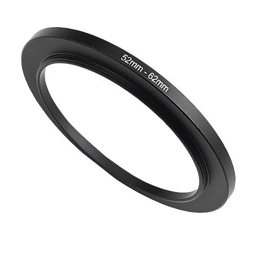 52mm to 67mm Step-Up Ring Filter Adapter,for All Brands UV ND CPL, Metal Ring Step-Up Rings Adapter Filter (52mm-67mm)