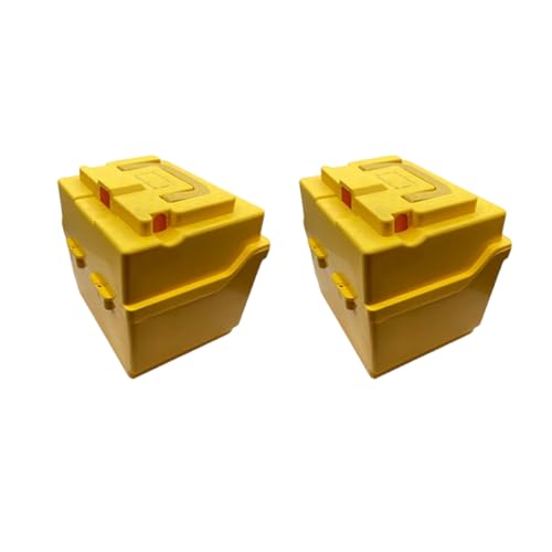 Javoryxh Caja De Batería Resistente Contenedor Almacenamiento Doble para Vehículos Y Motocicletas Estuche Porta Baterías Doble para Vehículos Carretera
