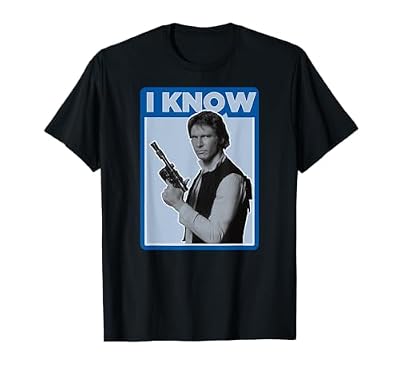 Star Wars Han Solo Iconic Unscripted I KNOW Camiseta | Ya disponible en tu tienda friki favorita! En mundofriki.es! Star Wars Han Solo Iconic Unscripted I KNOW Camiseta | Ya disponible en tu tienda friki favorita! En mundofriki.es!