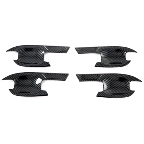 KELEIMAI Car Accessories Fit for Hyundai Elantra 2021 2022 2023 2024 2025 2026 Exterior Side Door Handles Bowl Cup Cover Trime (Bowl:Carbon Fiber) 4PCS ABS by KELEIMAI - Used condition - Image 6