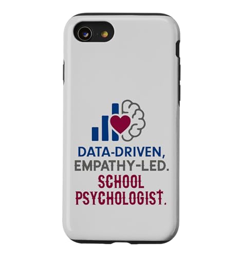School Psychologist Data Driven Empathy Led Behavioral Brain �X�}�z�P�[�X iPhone SE (2020) / 7 / 8 �p