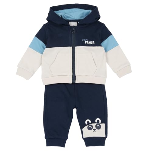 Chicco Completo Tuta Due Pezzi Traje de Dos Piezas, Azul Oscuro, 2 Años para Bebés