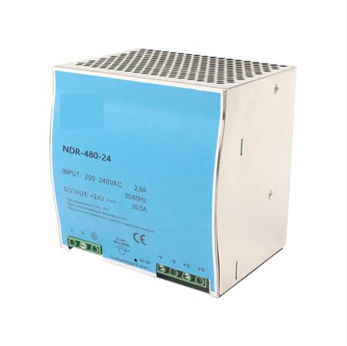 NDR-480-24 commutation 24V rail guidage correction alimentation stable