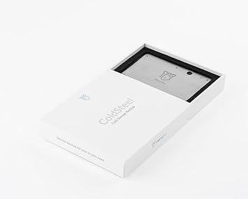 ColdSteel | Steel Crypto Seed Phrase Storage for up to 24 Words, Bitcoin and Other Cryptocurrency Wallet - Compatible With Ledger, Trezor and Metamask, Easy and Safe Metal Crypto Seed Backup
