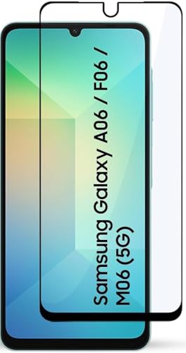 Image of Military-Grade Tempered Glass Screen Protector Compatible for Samsung Galaxy M06 5G, Samsung Galaxy A06 5G, Samsung Galaxy F06 5G with Edge to Edge Coverage and Easy Self Installation kit