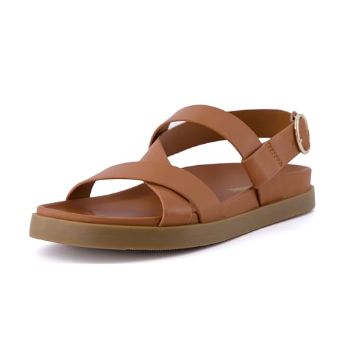 CUSHIONAIRE Women's Eve footbed sandal with +Comfort, Wide Widths Available
