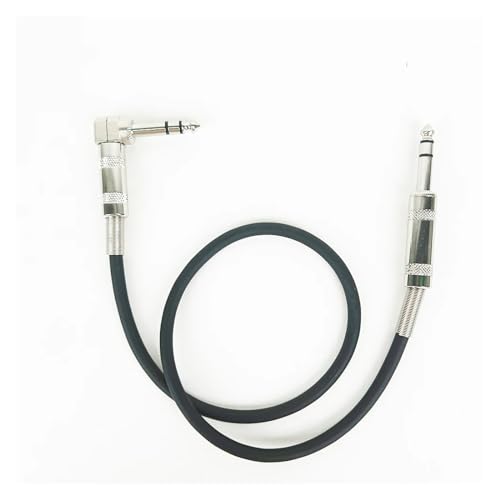 Cable de audio jack estéreo 6.35mm a 6.35mm 0.3 m miniatura 3