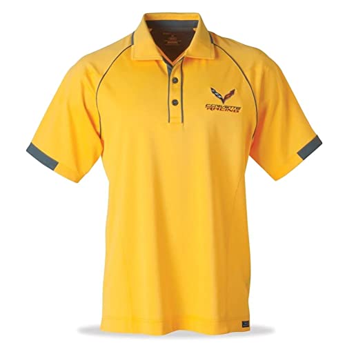 C7 Corvette Racing Aloha Snag Resistant Polo - Yellow : Stingray (XX-Large)