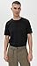 Vince Men's Garment DYE S/S Crew, True Black, M