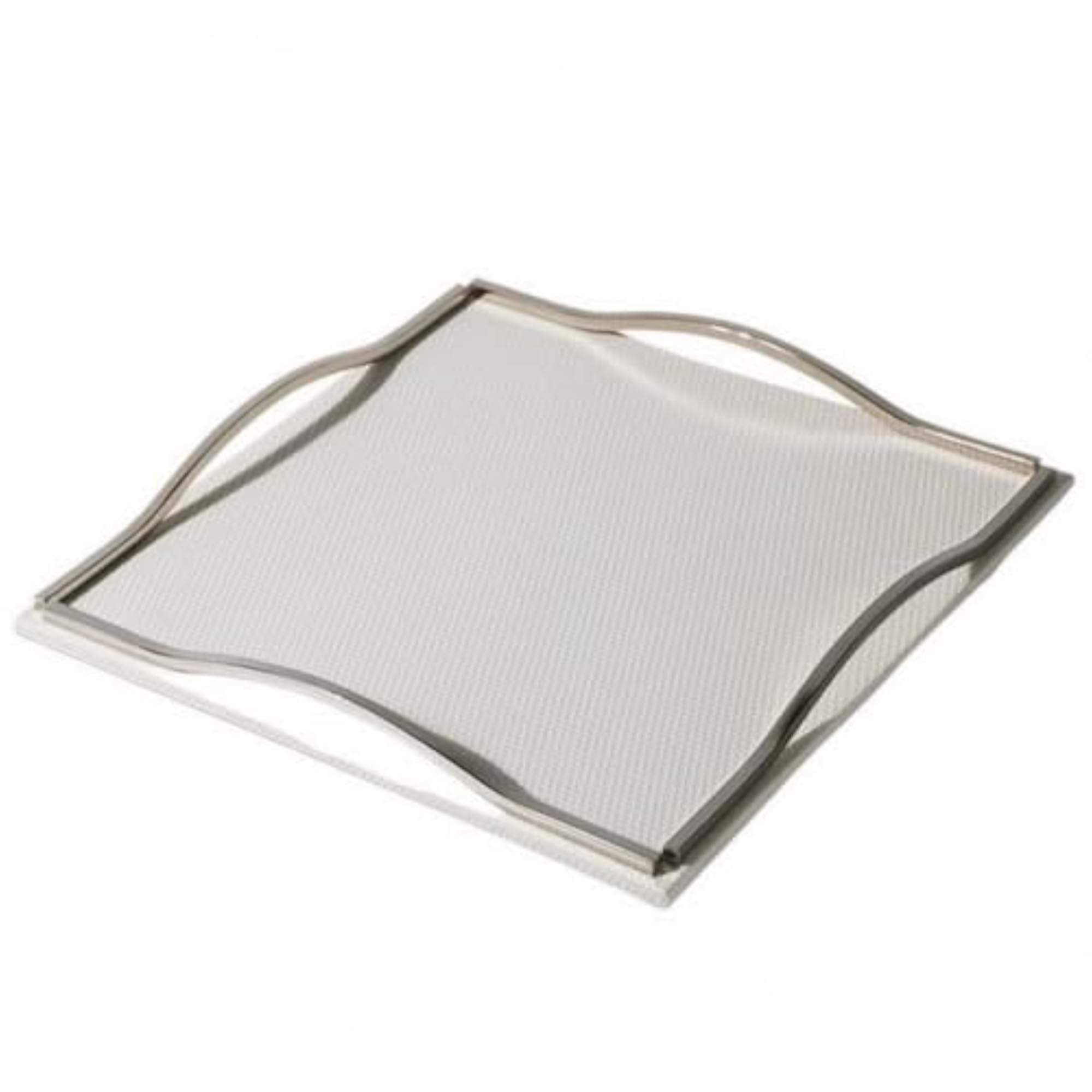 Sculptural Square Decorative Storage Tray