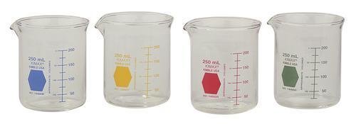 Kimax* Colorware* Low-Form Beakers, 600 mL Green (6 per cs.)