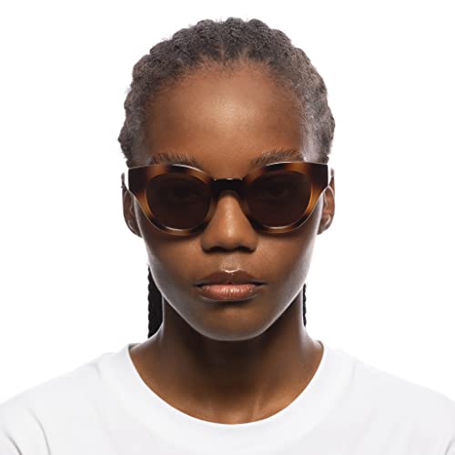 Le Specs Women's Deja Nu Sunglasses, Tort, Brown, Print, One Size #TOP2