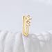 Gmai Hole-Free Fake Nose Ring Clip Adjustable Delicate Flower Zircon Low-Allergy Alloy is A Fashionable Jewelry Suitable for Sensitive Skin (Zircon Nose Ring)