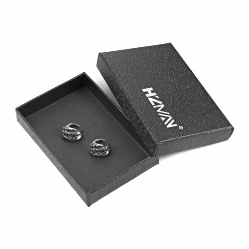 HZMAN Brincos de orelha de dragão para homens e mulheres, aço inoxidável, gótico, punk, sem piercing