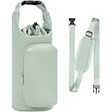 Citybaby水筒カバー2way断熱保冷魔法瓶用ペットボトルペットホルダー手提げ斜めかけショルダーストラップ水筒保温ケースほるだー用ポーチサーモス通勤通学子供大人用 (通常は,E)