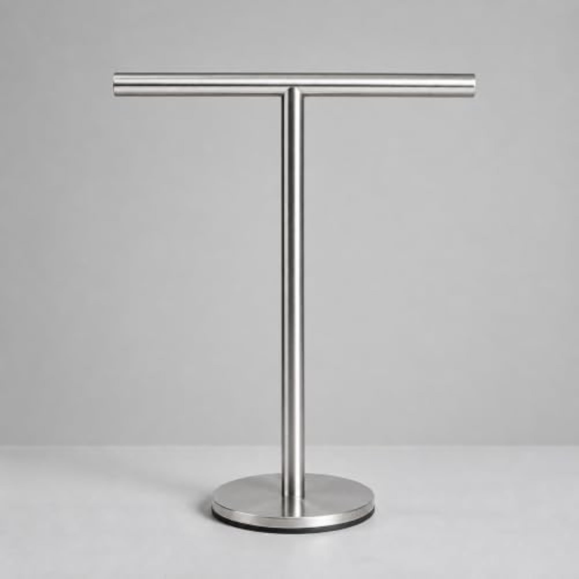 Stainless Steel Cross-Shaped Towel Stand