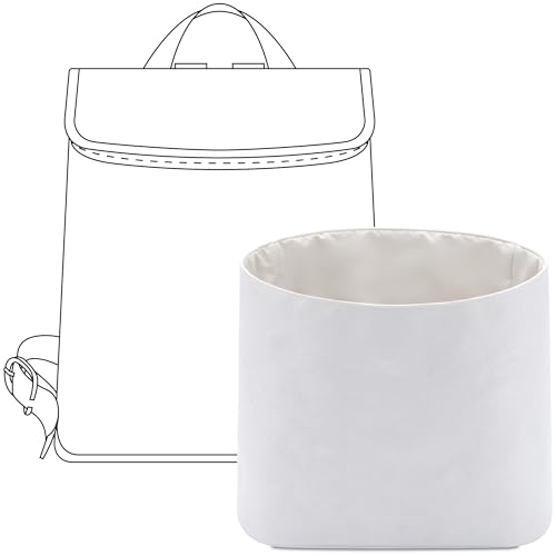 FANJI Project Tote Bag Organizer Insert for Longchamp Le Foulonne Backpack Handbag, Custom Fit Inside Premium Craie Lightweight WaterResistant Purse Insert with Cup Holder Accessories