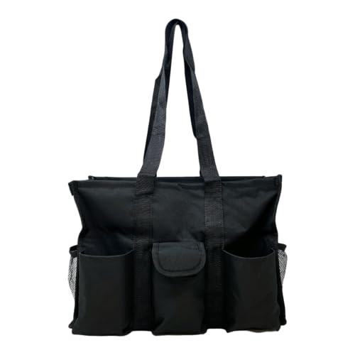 Utility Tote Bag with Zipper Top - Large Multipurpose Tote Organizer Bag