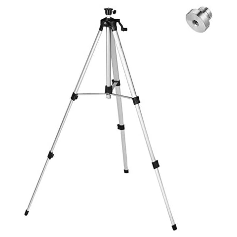 Firecore Adjustable 60-inch Aluminum Alloy Laser Tripod, with Bubble Level and Extra 5/8"-11 Tripod Adapter-FT1500D Cover