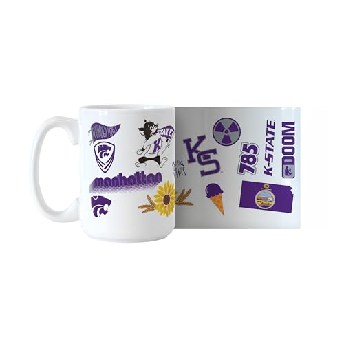 Image of Logo Brands 20 oz Powder Coat Tumbler- Insulated Tumbler with Lid for Water, Iced Tea or Coffee, Smoothie and More