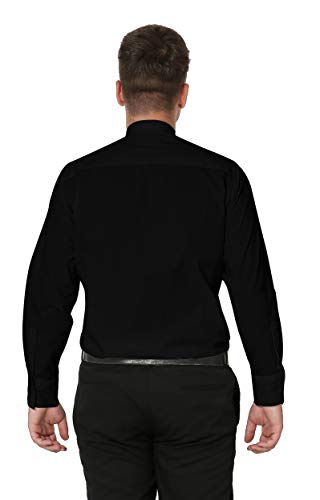IvyRobes Mens Tab-Collar Long Sleeves Clergy Shirt- 5 Colors Available2