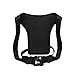 kowaku Men's Adjustable Thigh Pouch for Travel and Outdoor Use, Black