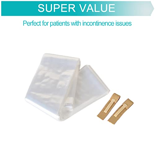 Easetou Disposable Urinary Drainage Incontinence Bag Urine Collection Pouch Medical Drain Bags With 1700Ml Volume For Home Hospitals Men 31.5'' (Pack Of 30), 30.0 Count #TOP5