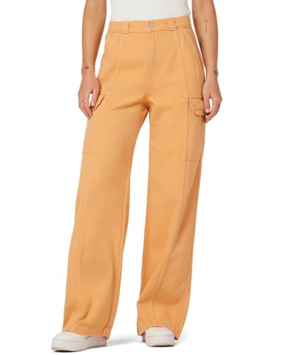 HUDSON Women's High-Rise Wide Leg Cargo
